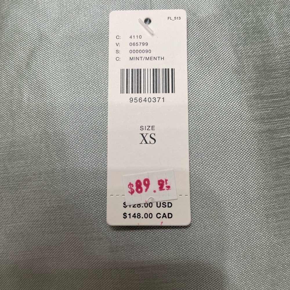 NWT ANTHROPOLOGIE MARE MARE Shirred Swing Tank Top Mint - Picture 9 of 9